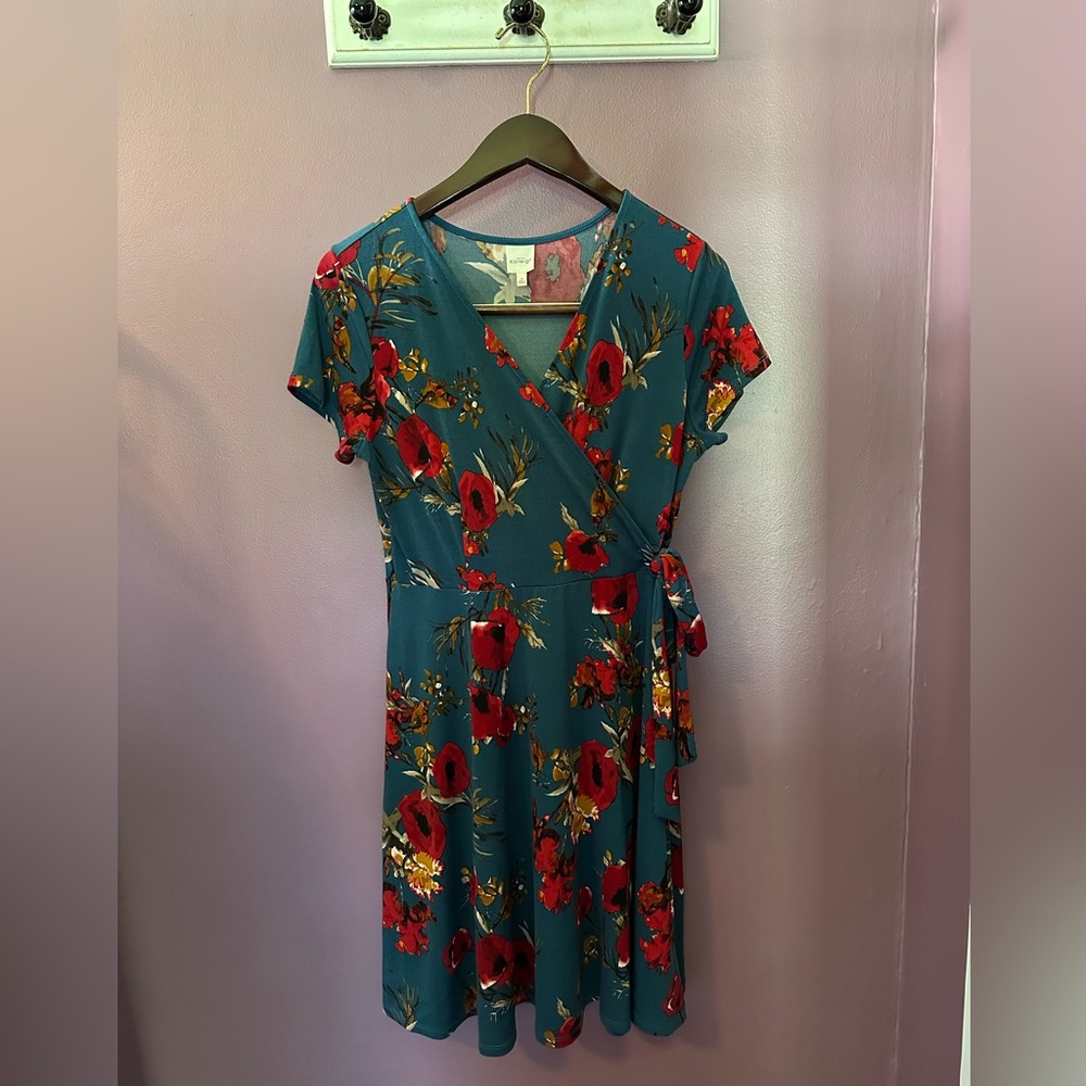 Faux Wrap Dress